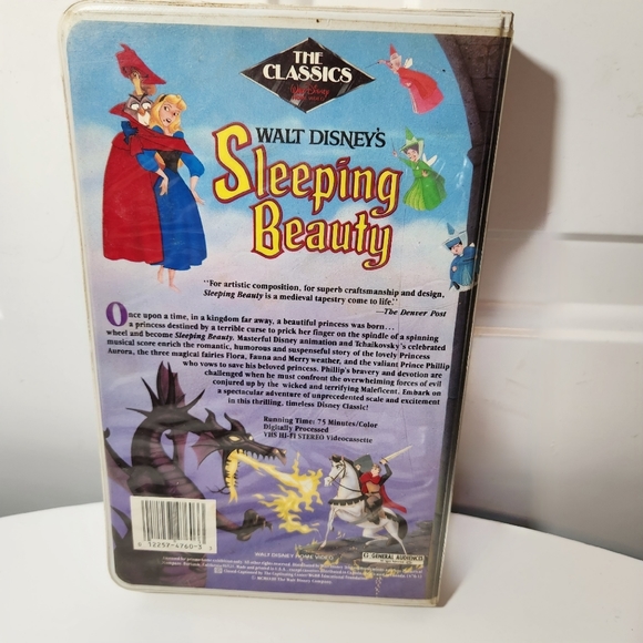 Disney Black Diamond Classics Sleeping Beauty VHS Tape - Picture 3 of 10